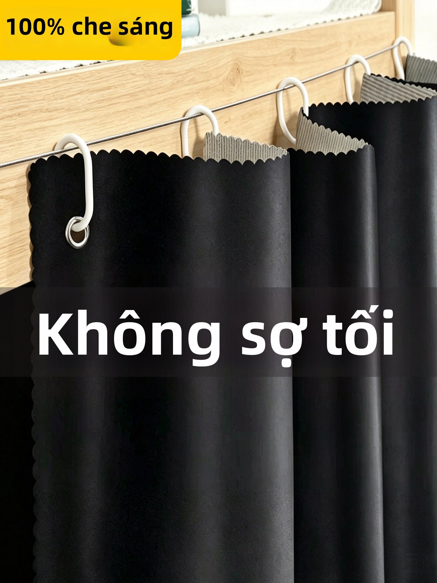 YANYANGTIAN | Privacy Protection Light Blocking Bed Curtain for Bunk Beds