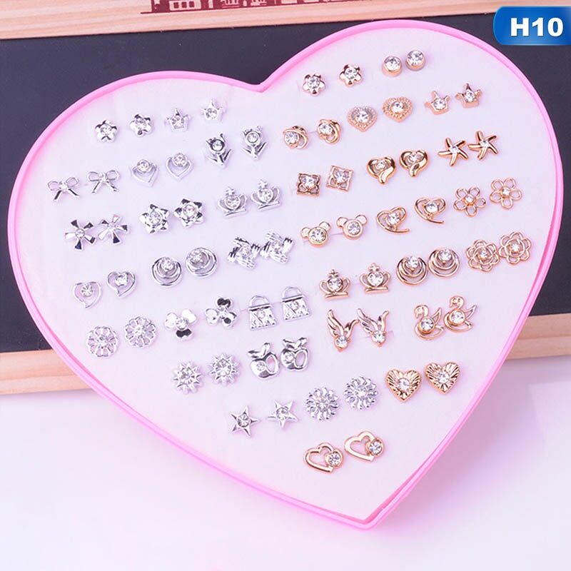 Sét 36 đôi bông tai nhiều mẫu