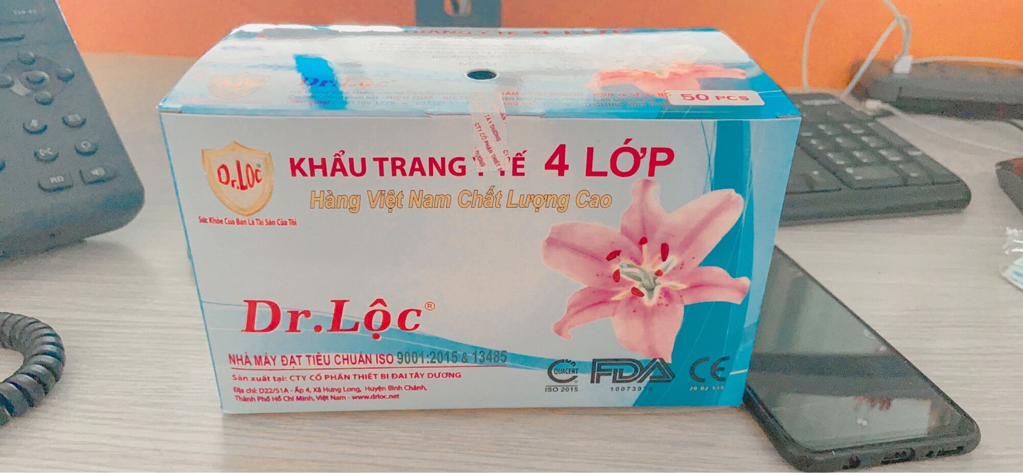 Khẩu trang y tế 4 lớp chất lượng cao