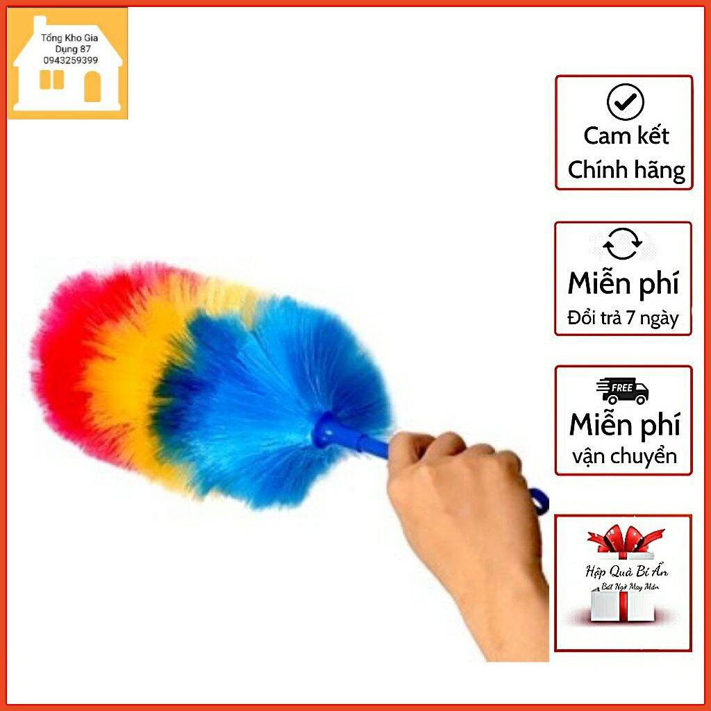 Chổi phất trần , chổi quét bụi, phủi bụi, trần nhà, quét ban thờ đa năng - Tổng Kho Gia Dụng 87