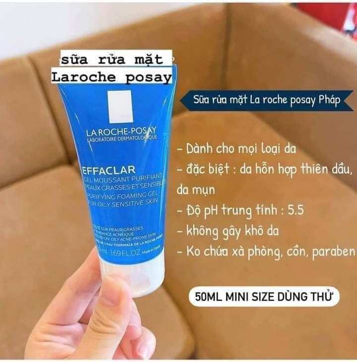 Sữa rửa mặt Laroche -posay mini 50ml