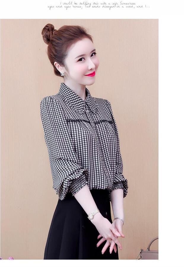 Áo sơ mi công sở caro Tyfashion phù hợp đi làm đi chơi đi tiệc ASM1035