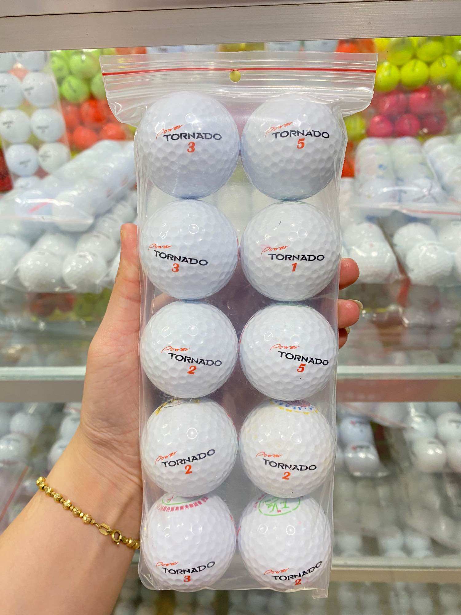 Bóng golf cũ các thương hiệu (10quả)