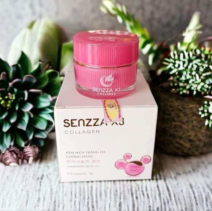 Kem face SENZZA X3 COLLAGEN