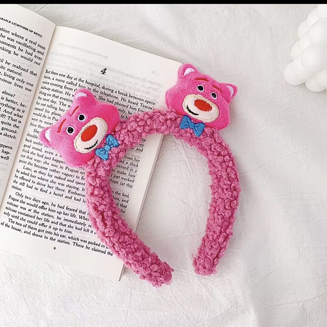 KẸP TÓC- BĂNG ĐÔ GẤU DÂU LOTSO