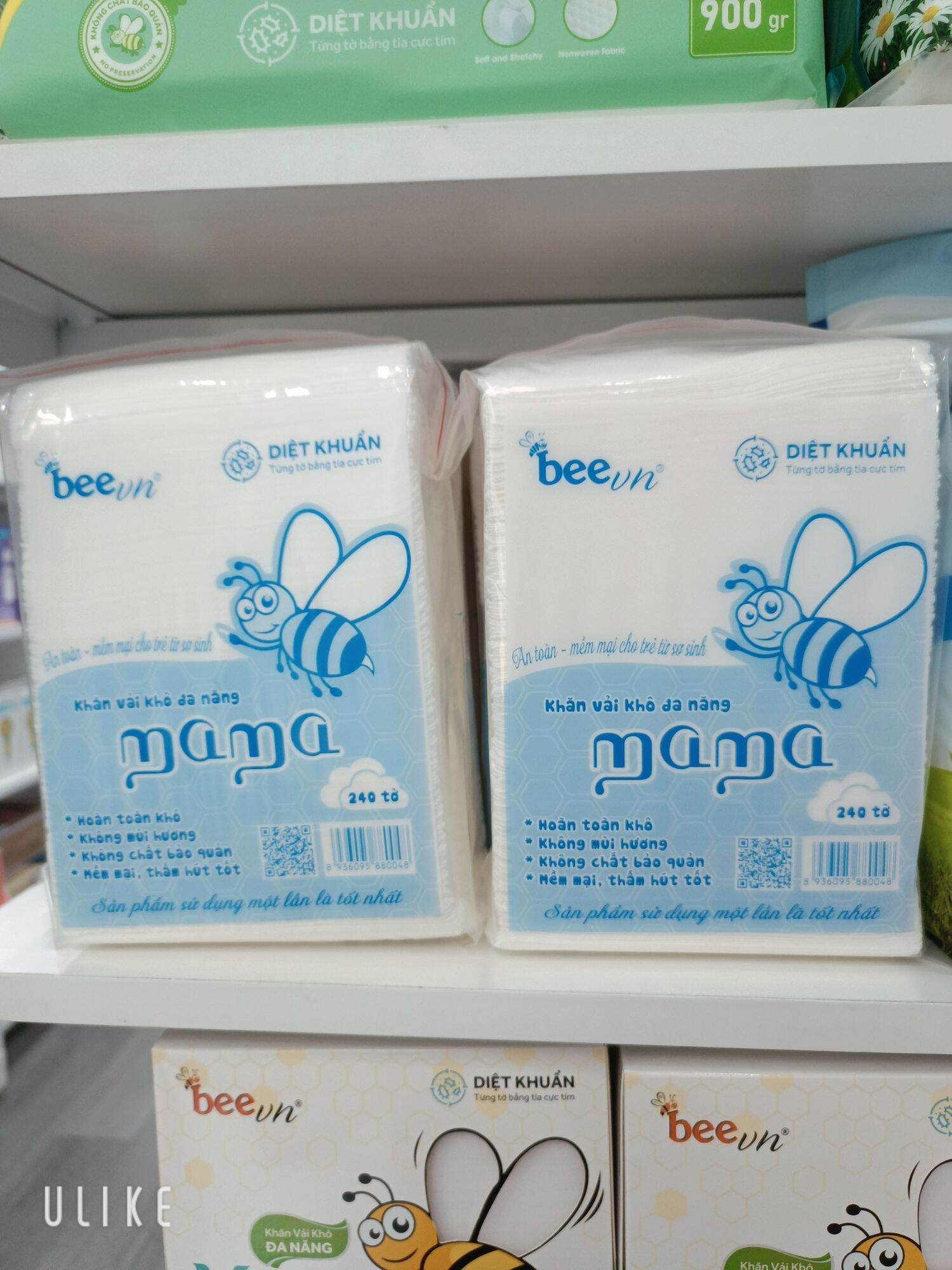 Khăn vải khô đa năng mama 240 tờ