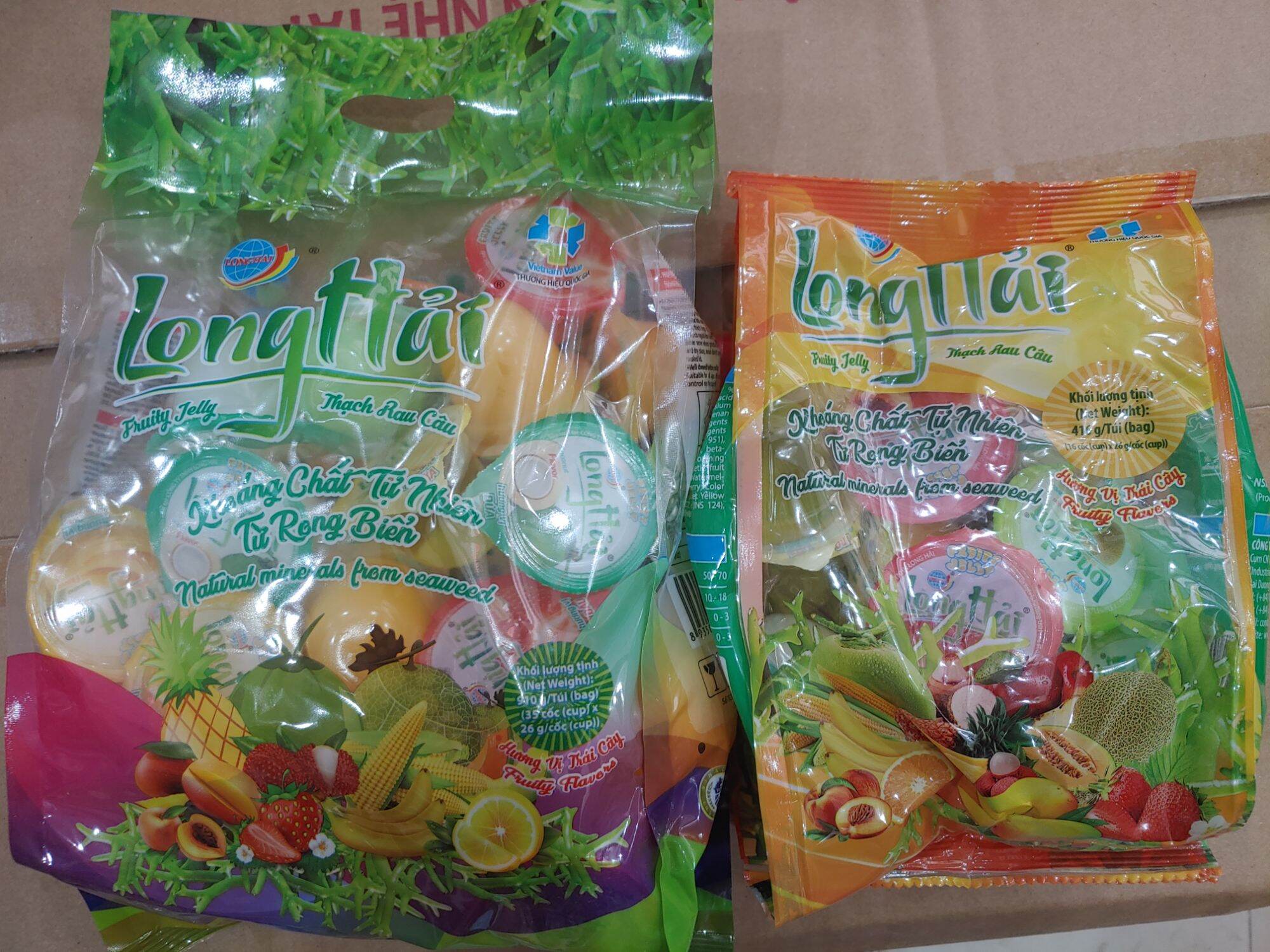 Thạch rau câu Long Hải túi 400g
