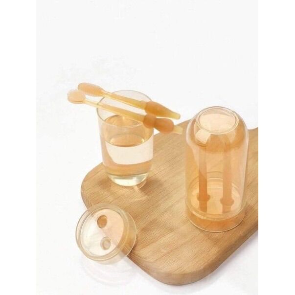 Bộ dụng cụ tưa lưỡi, đánh răng cho bé từ 0 - 8 tháng