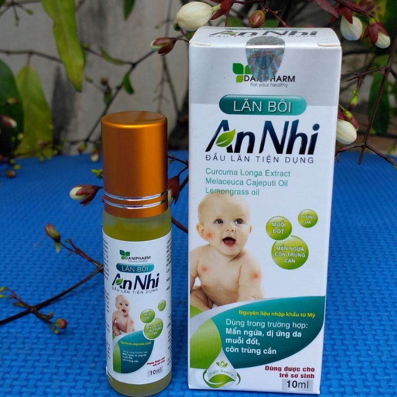 Lăn Bôi AN NHI: Muỗi Đốt - Côn Trùng Cắn DANIPHARM
