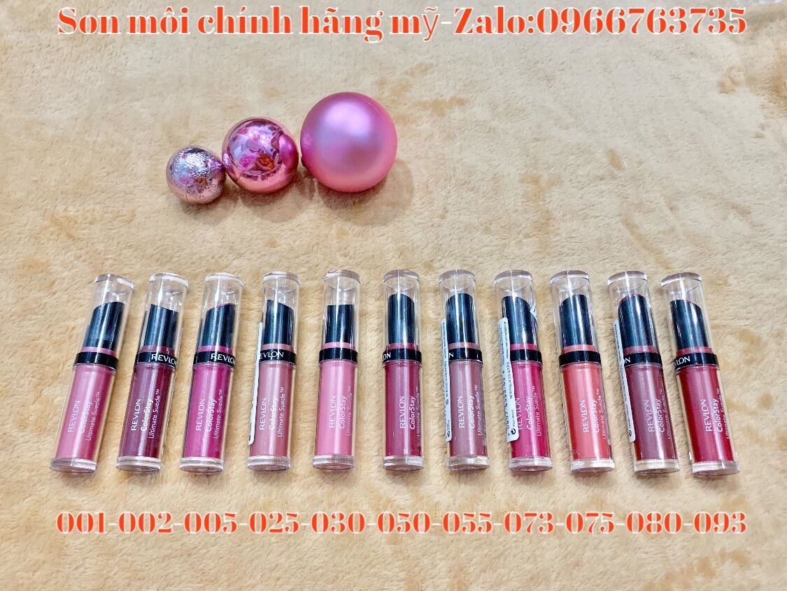 [SON MÔI CHÍNH HÃNG MỸ]REVLON COLORSTAY ULTIMATE SUEDE