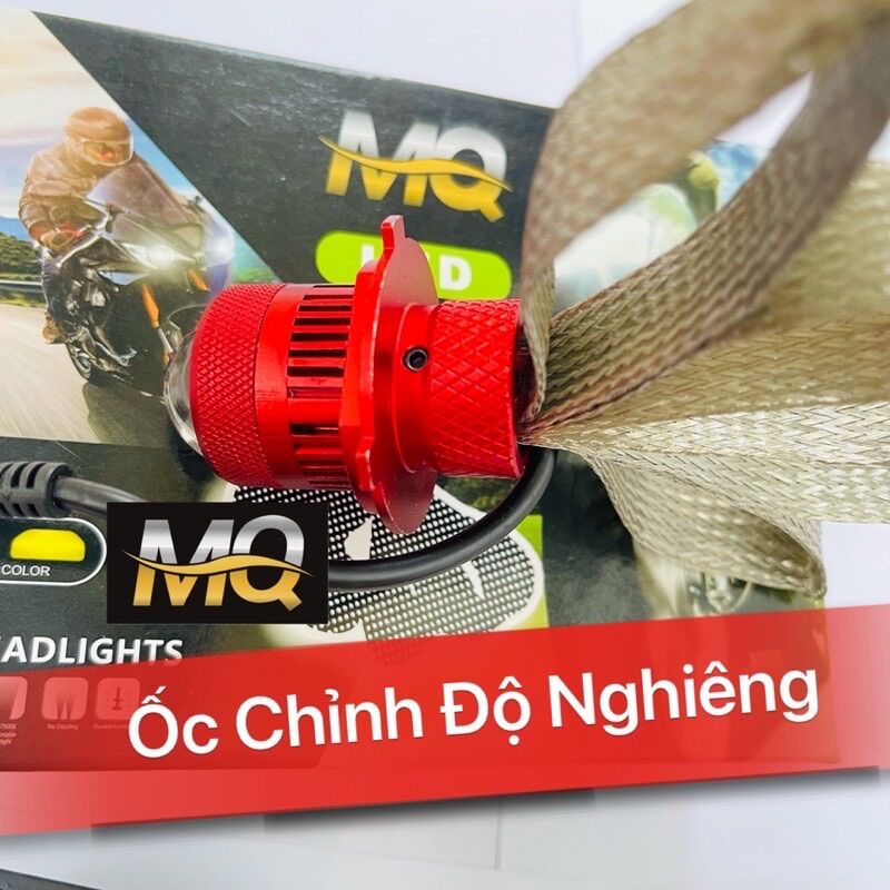 Đèn Pha Led RUBY Bi Cầu Mini 2 Mầu Đuôi Công Chuyên Ô Tô Xe Máy 2021