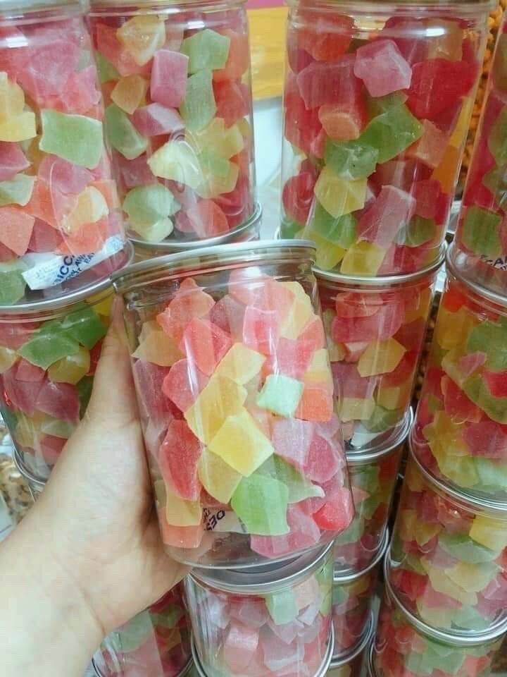 hủ PET - 300g kẹo dẻo trái cây