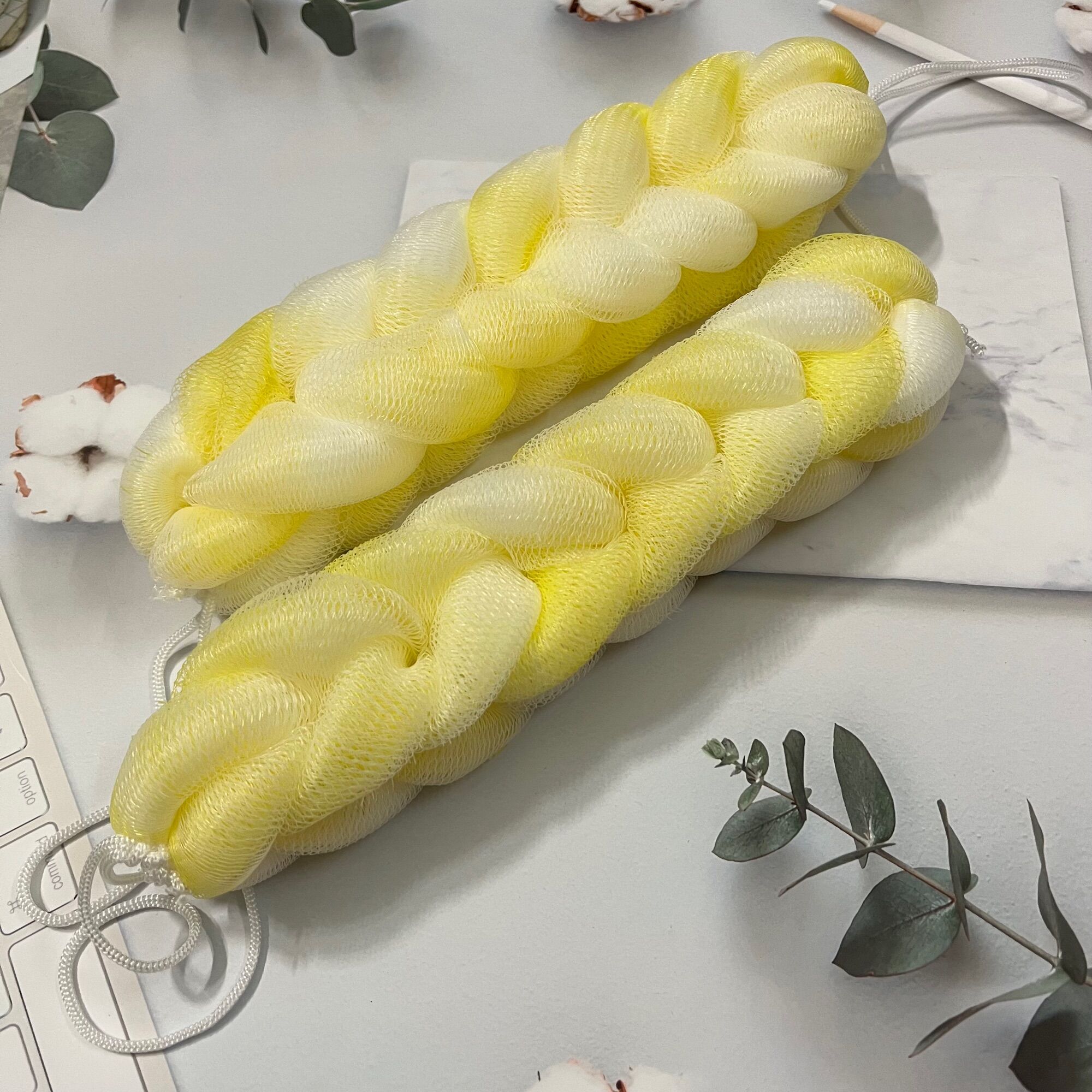 Bông tắm chà lưng, Bông tắm bọt