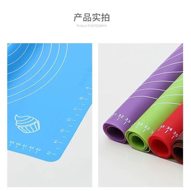 Thảm nhồi bột làm bánh silicone, thảm nhồi bột