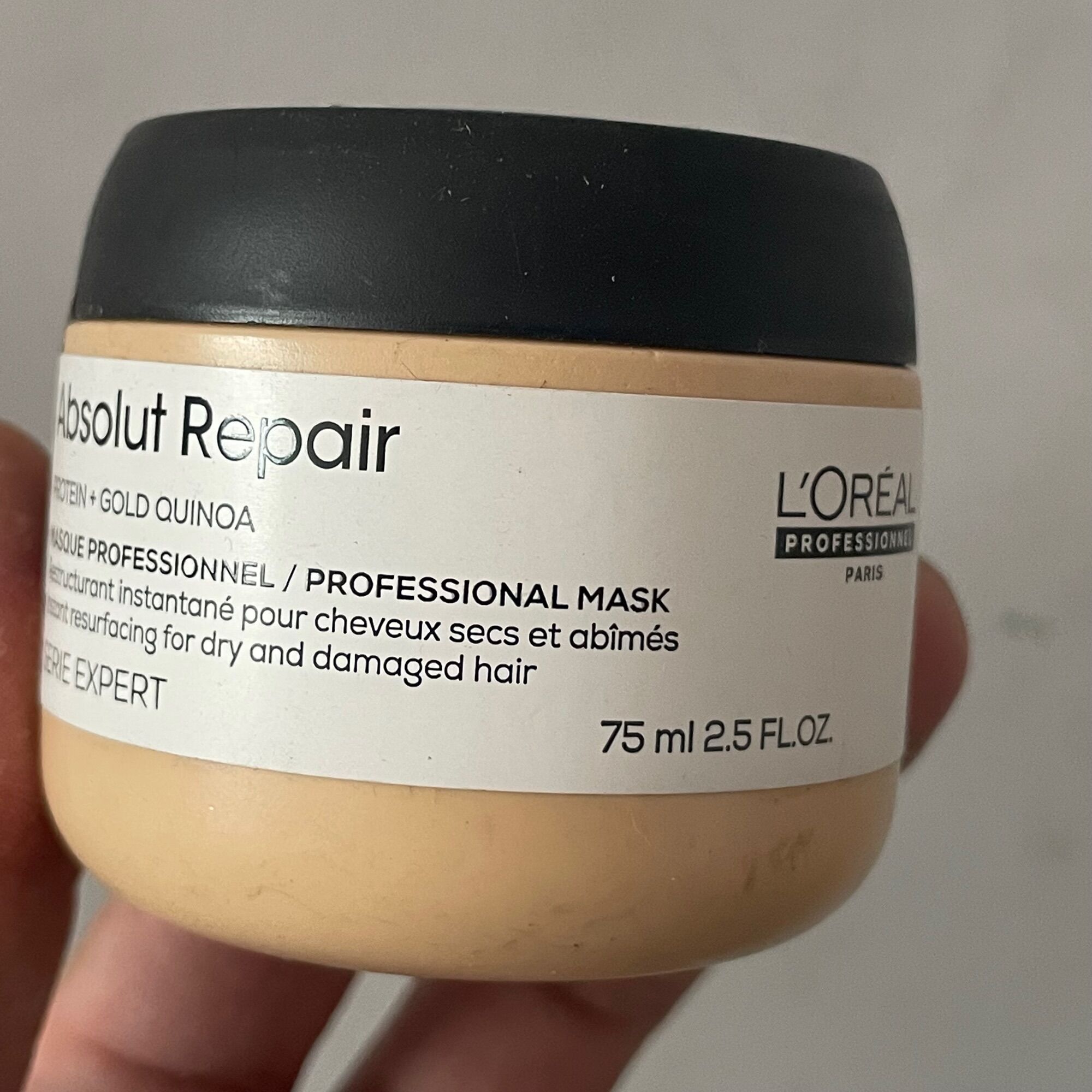Dầu hấp phục hồi tóc hư tổn L'oreal Absolut Repair