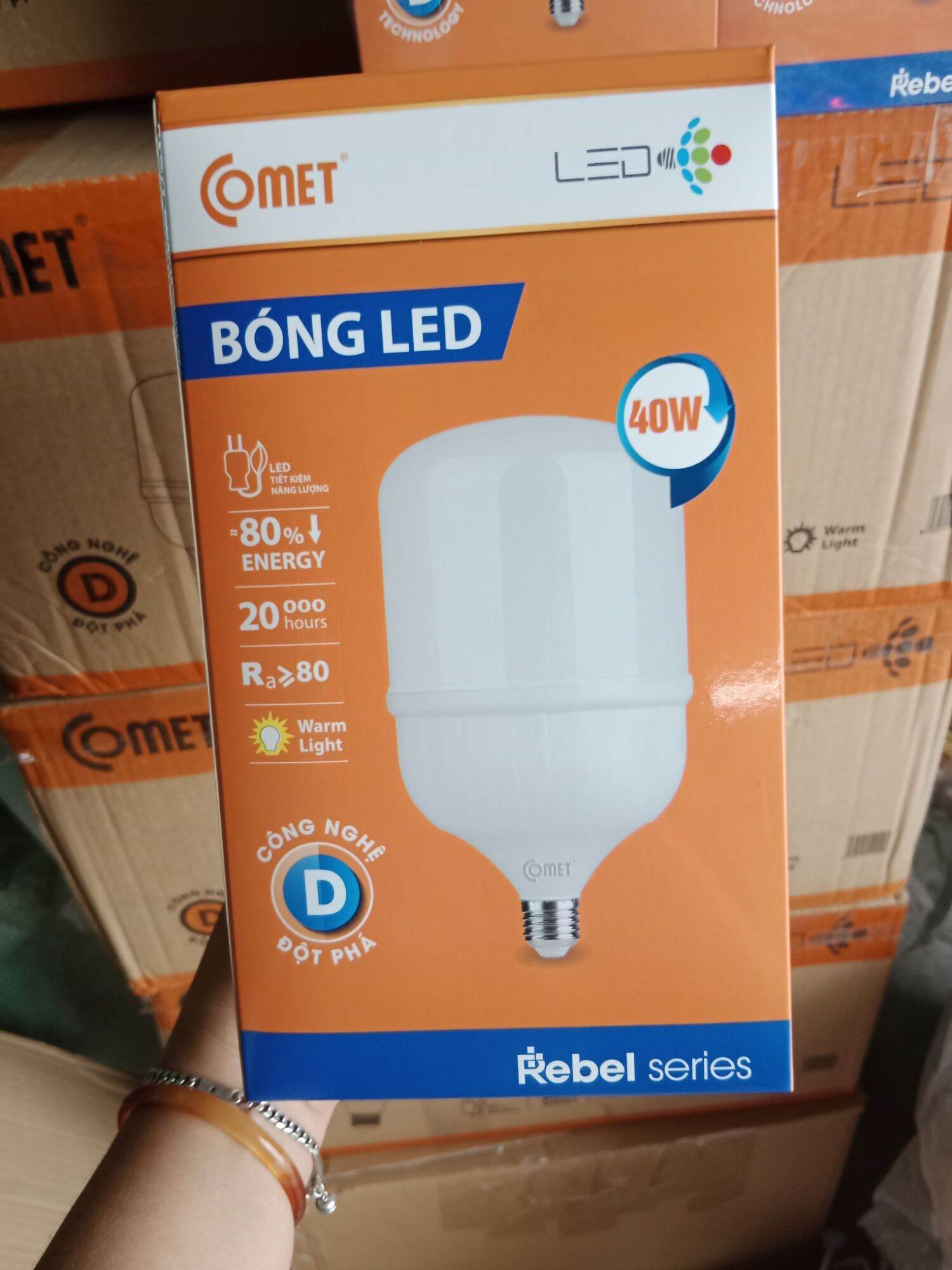Bóng đèn led COMET CB03R0403 ánh sáng vàng 40W