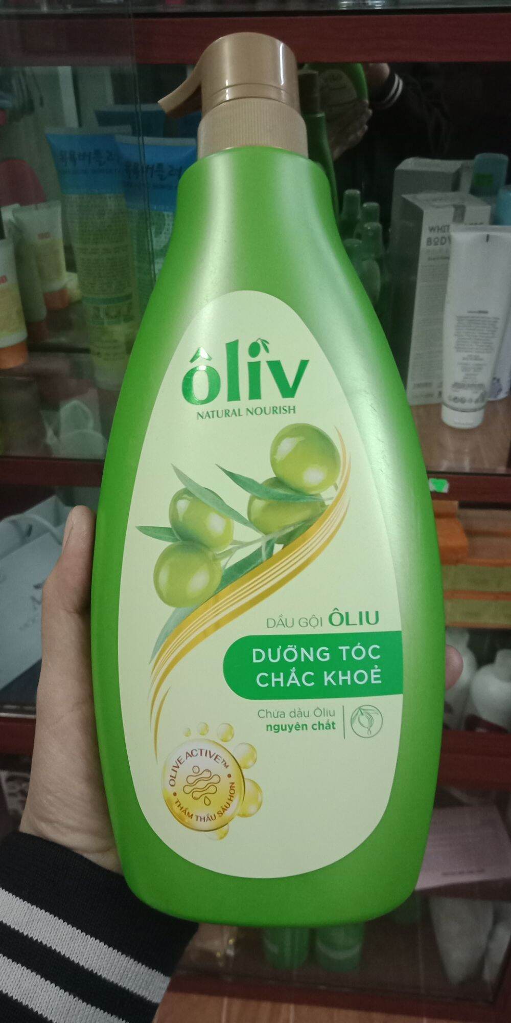 Dầu gội oliu dưỡng tóc chắc khỏe 650ml