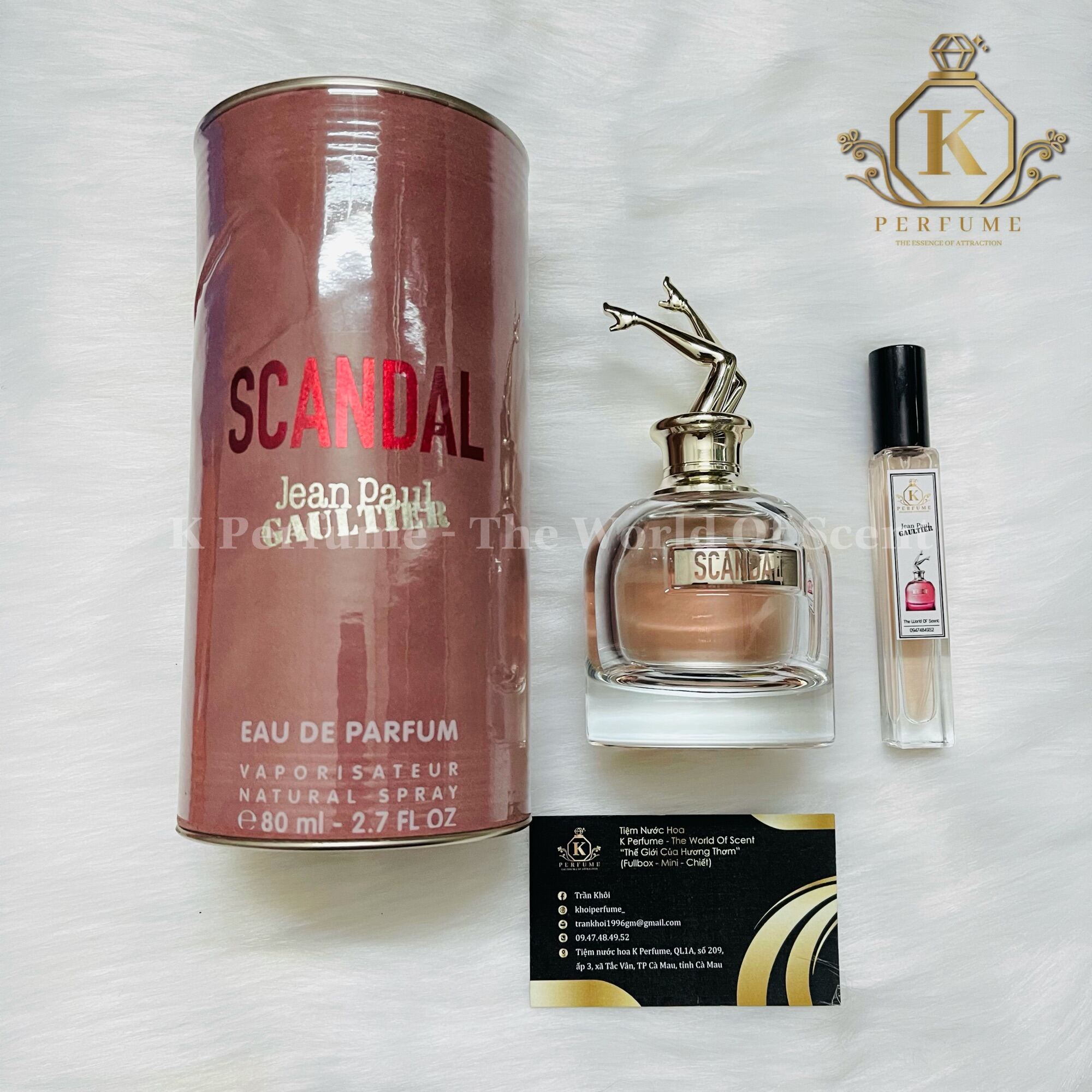 [K - Perfume Chính Hãng] Nước Hoa Nữ Chiết 5Ml 10Ml 20Ml - Jean Paul Gaultier Scandal Edp