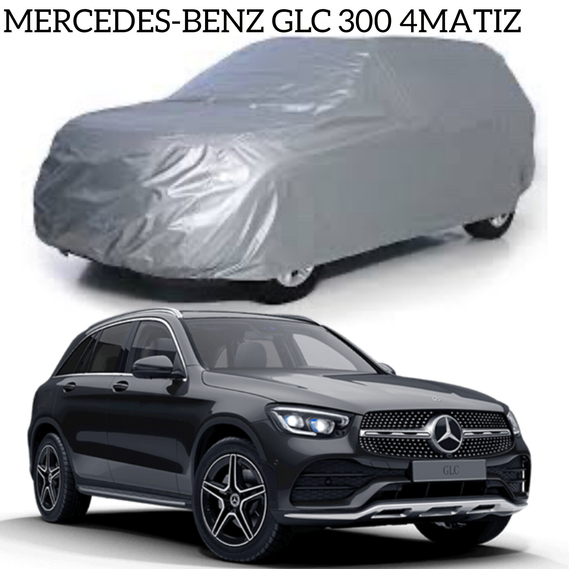Bạt phủ xe ô tô MERCEDES GLC 300 vải dù tráng bạc chống mưa và nắng tốt kèm hộp đựng tiện lợi Giá 659,000 Đồng*Miễn phí vận chuyển