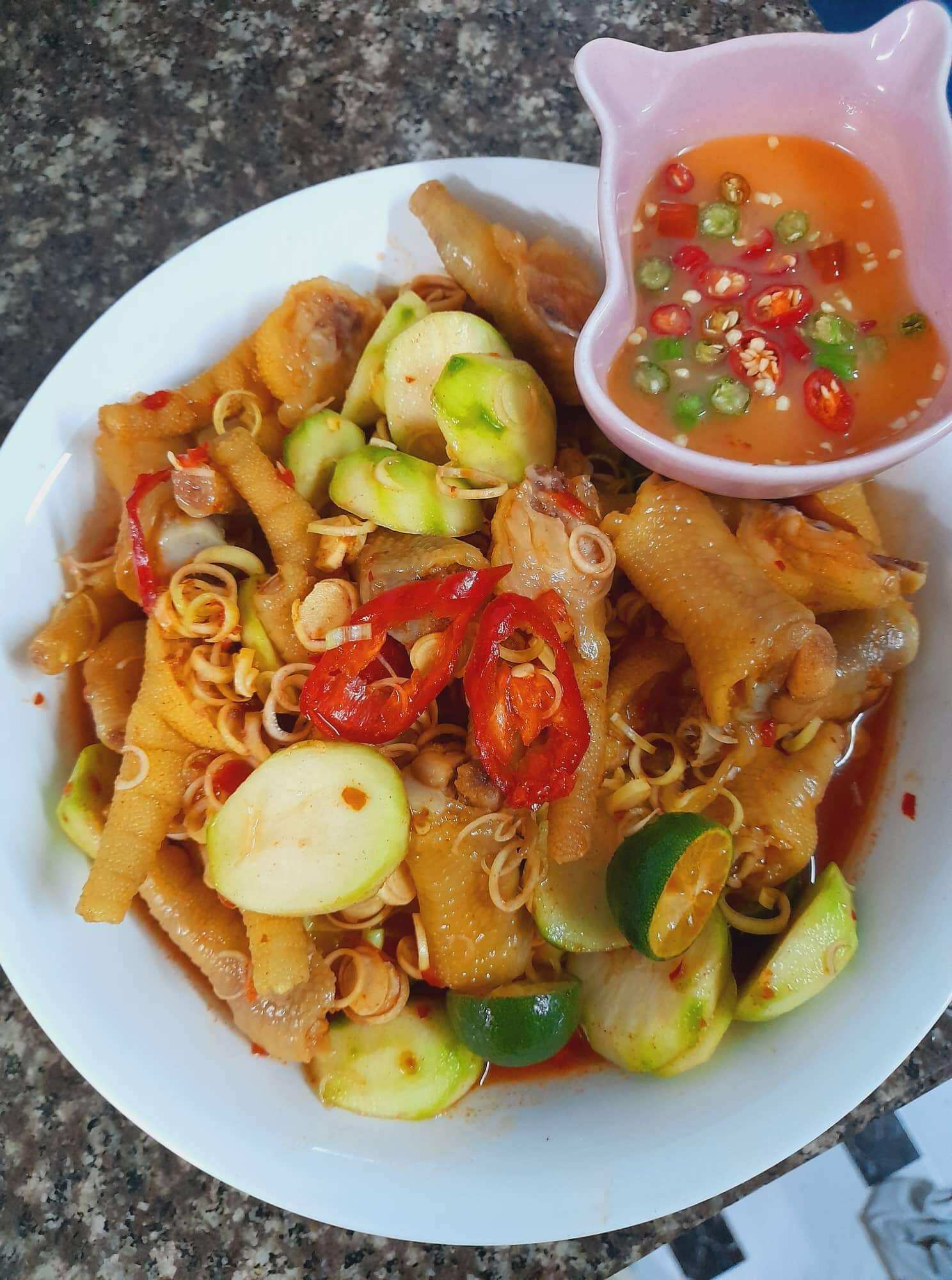 Chân gà xả tắc