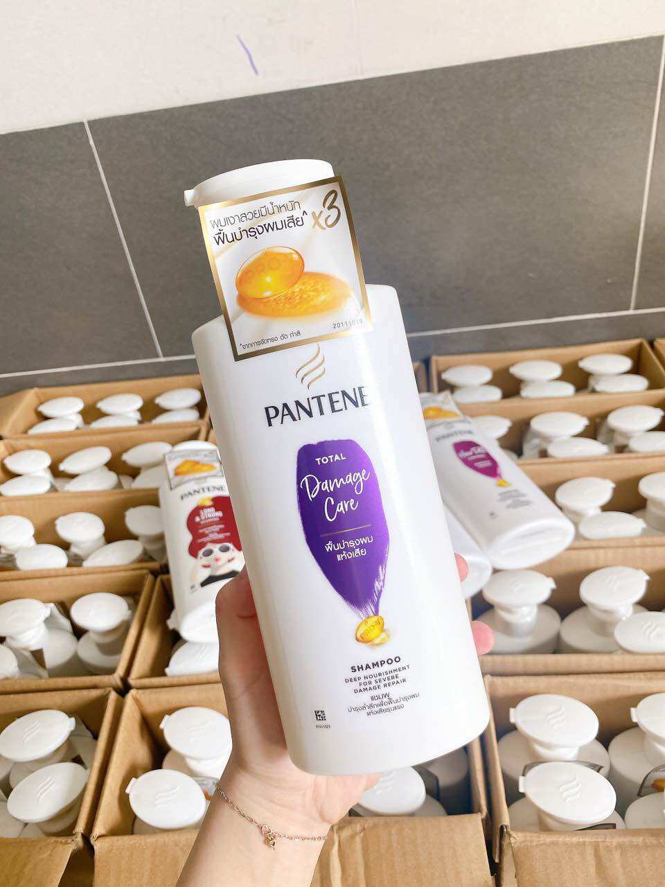 Dầu gội pantene Silky Smooth