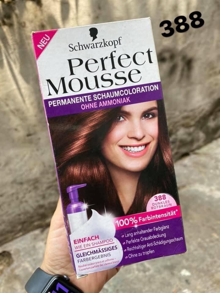 Thuốc nhuộm bọt Schwarzkopf Perfec  Mouse. Made in Germany