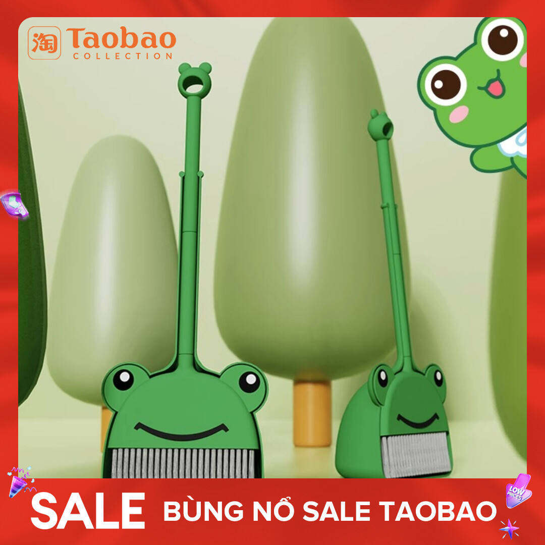 Bộ Chổi Quét Trẻ Em Chổi Quét Bụi Xẻng Rác Trẻ Em Gia Dụng Đồ Chơi Ếch Quét Sàn Trẻ Em Chổi Quét Học Sinh Mẫu Giáo