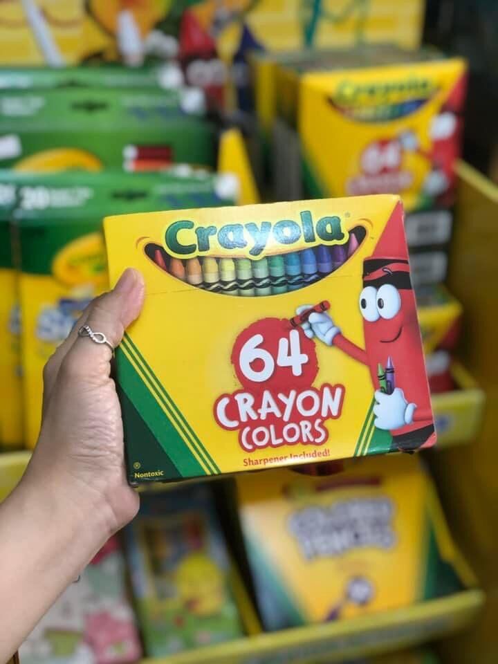 Sáp màu Crayola - hộp 64 cây