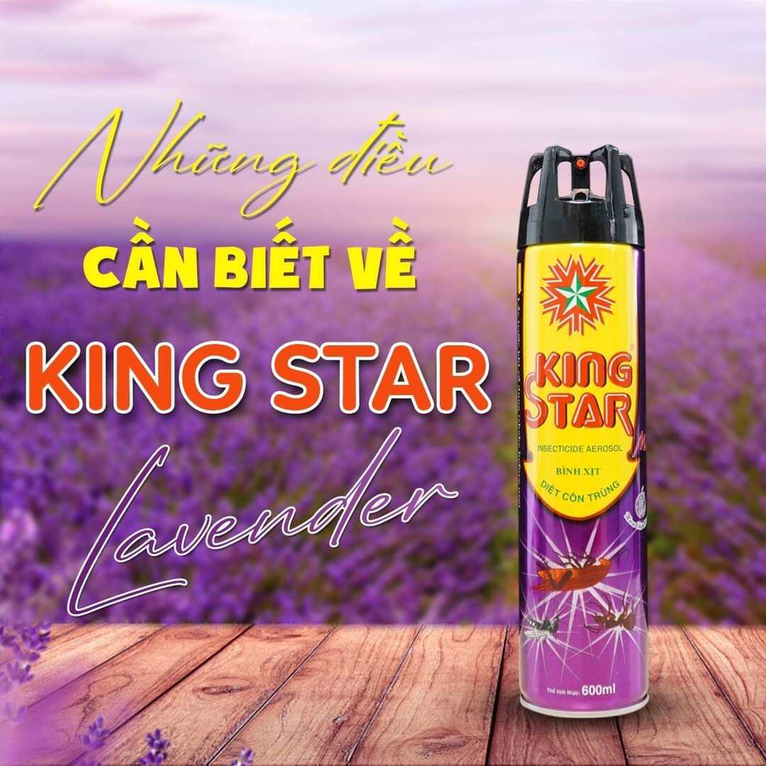 [XẢ KHO] Bình Xit Diêt Côn Trùng Kingstar lavender
