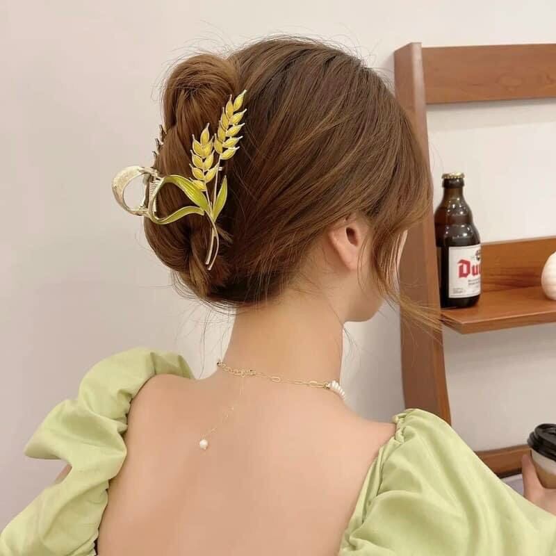 KẸP TÓC CÀNG CUA BÔNG LÚA SIÊU XINH