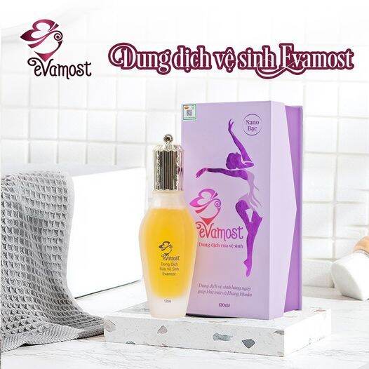 [HCM]dung dich vê sinh Evamost 120 ml (tem cào)