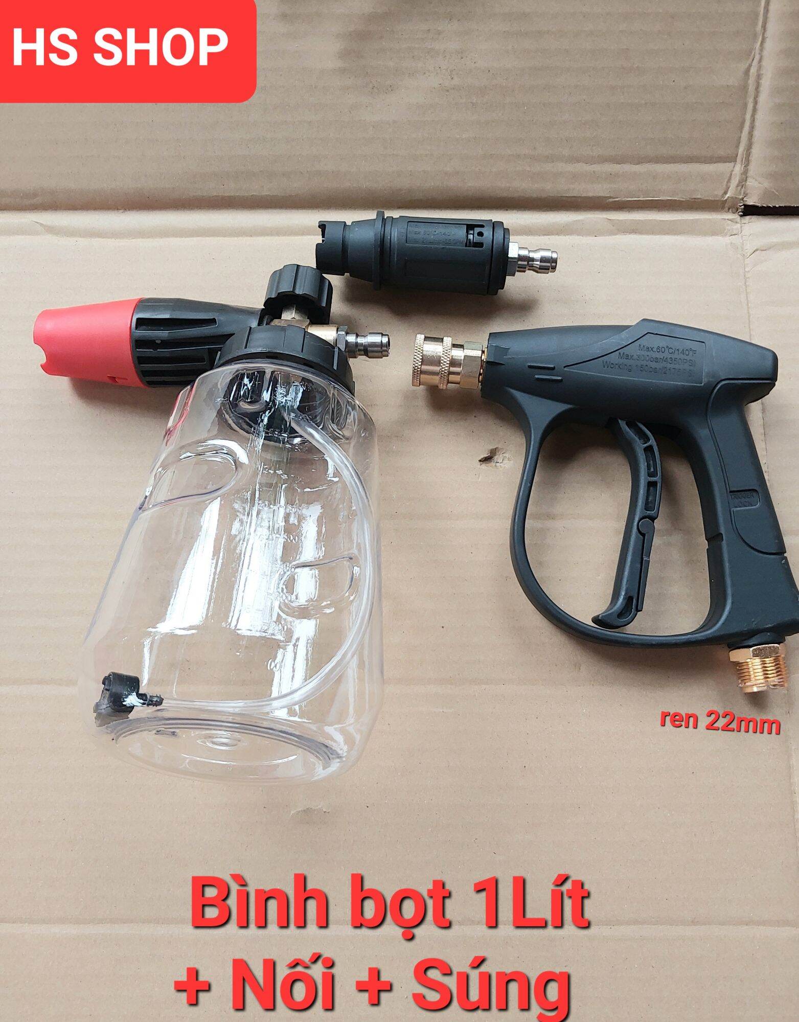 Bình tạo bọt tuyết 1000ml  ( Lưu ý chọn theo phân loại)