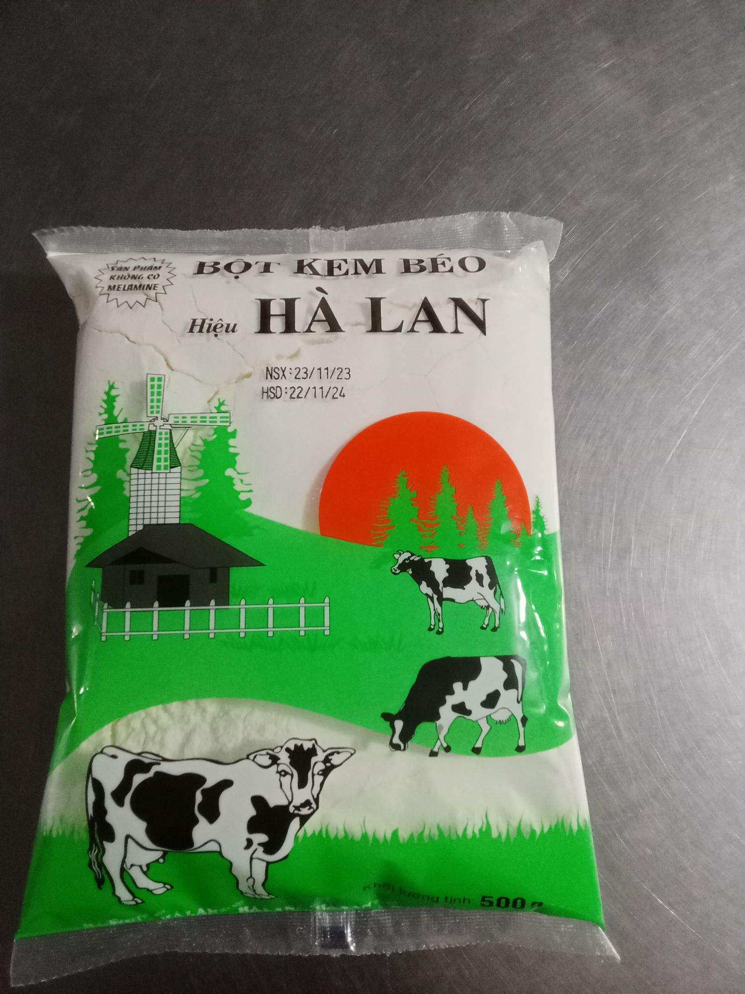 Bột kem béo Hà Lan bịch 500gr