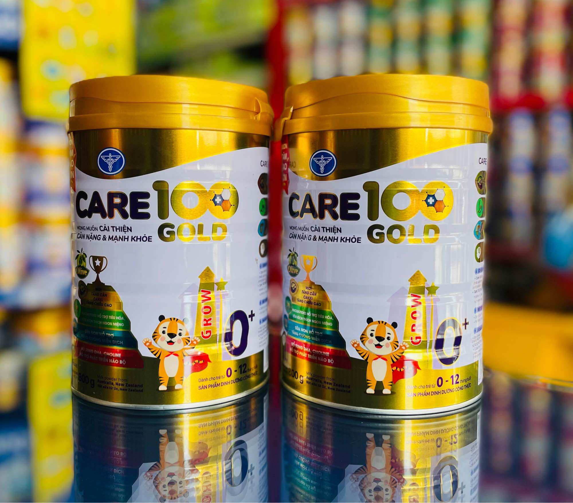 Sữa Bột Care 100 Gold 900g (1-10 Tuổi)
