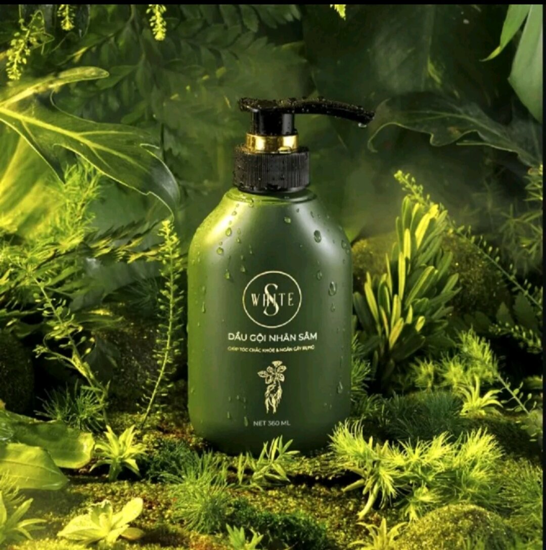 Dầu gội nhân sâm đào s- white 450ml chính hãng