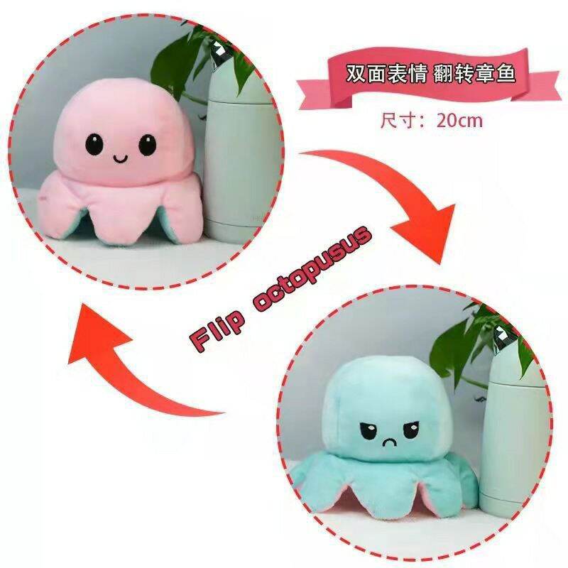 Bạch tuộc lật mặt dễ thương 20cm