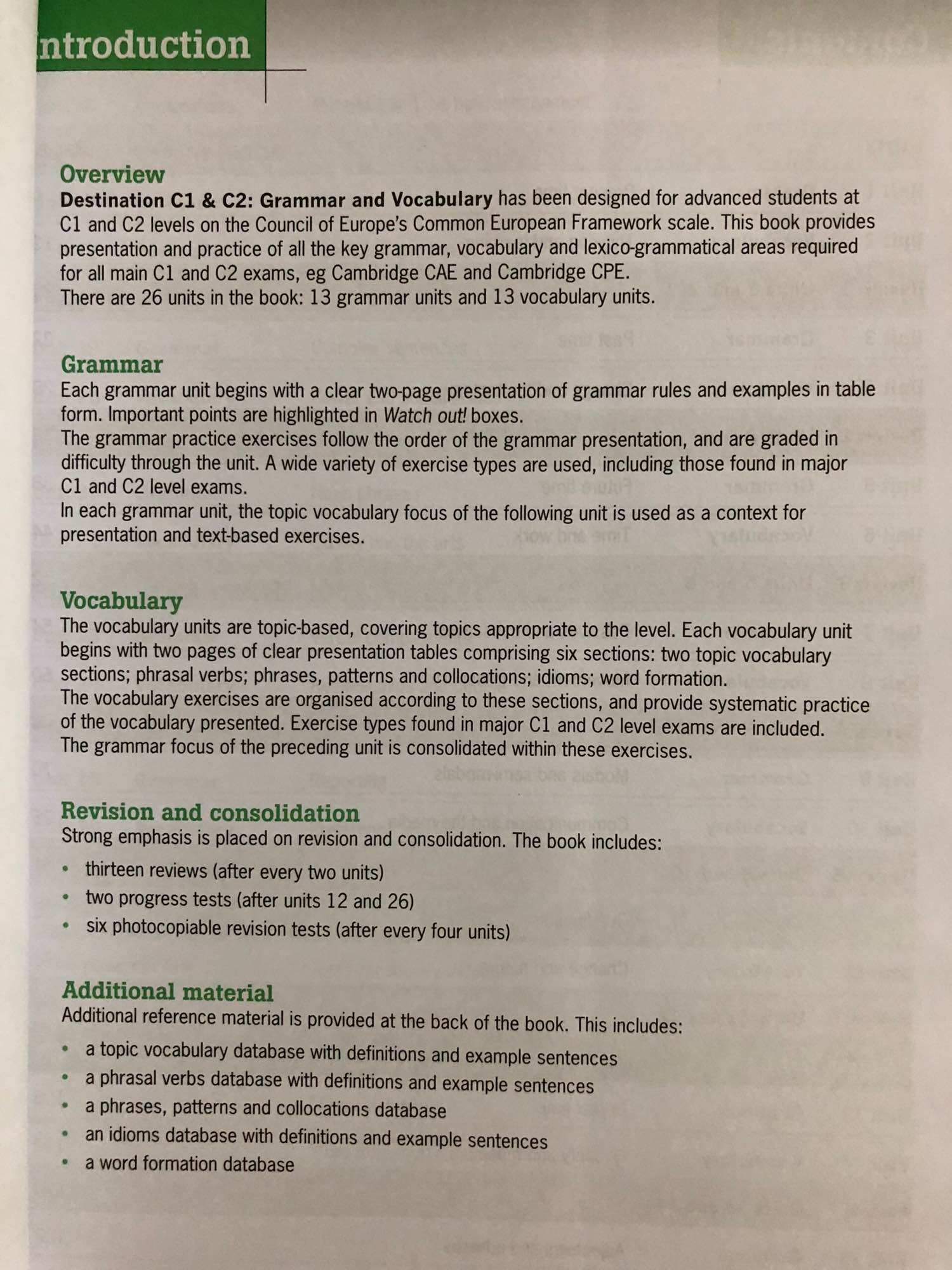 Destination C1 & C2 (Grammar & Vocabulary) with Answers Key