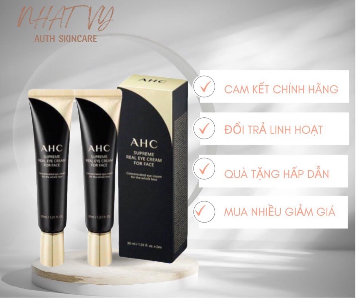 Kem dưỡng mắt ahc tuýp 12ml