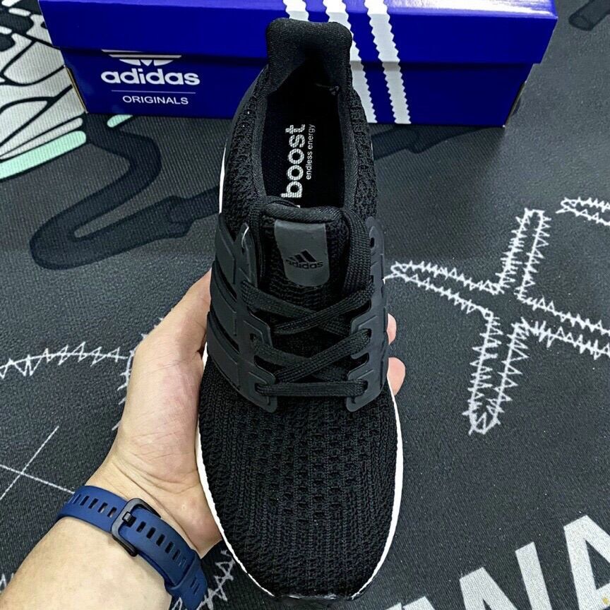 Giày Ultra Boost 4.0 đen nam nữ - meoraudinh