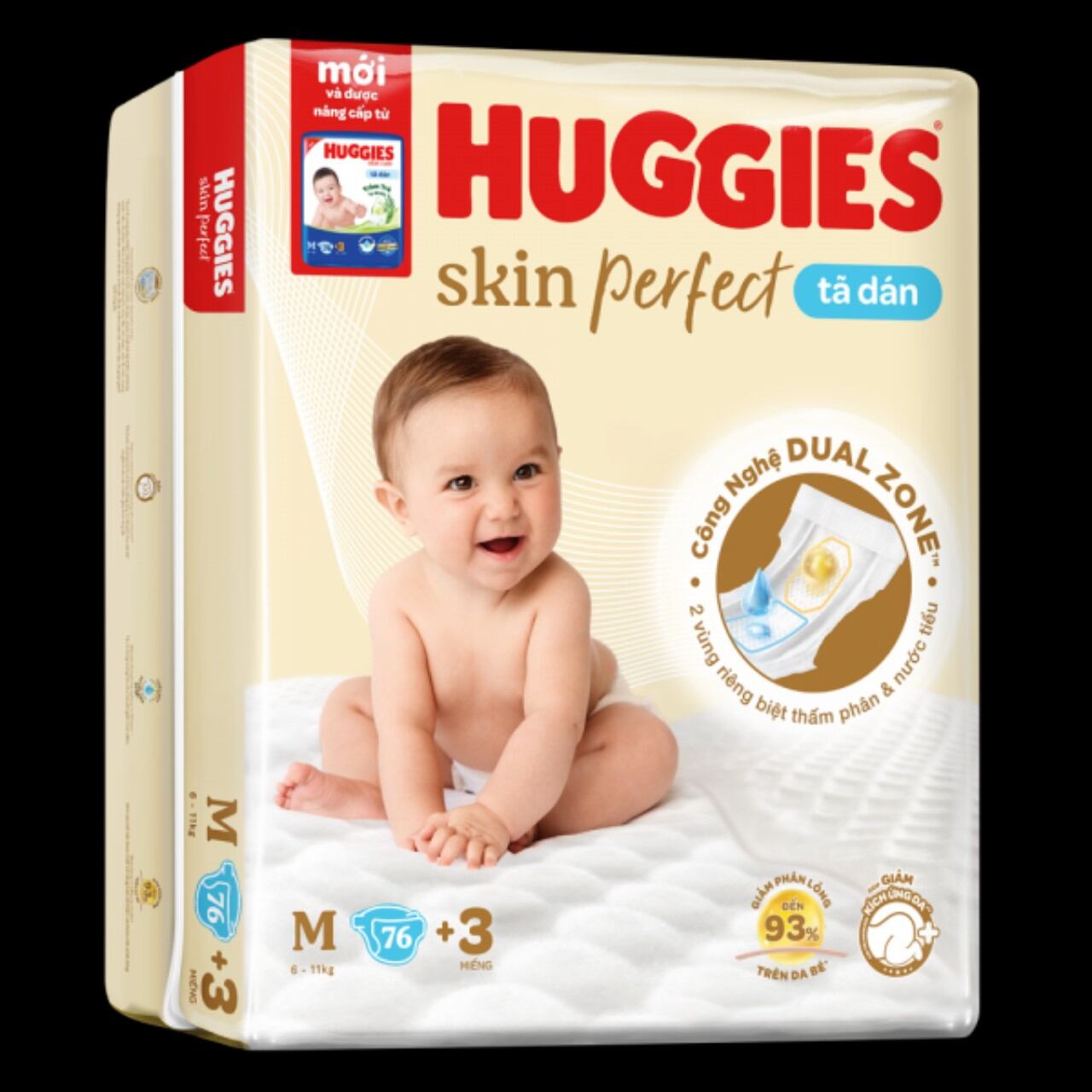 Tã dán huggies m76