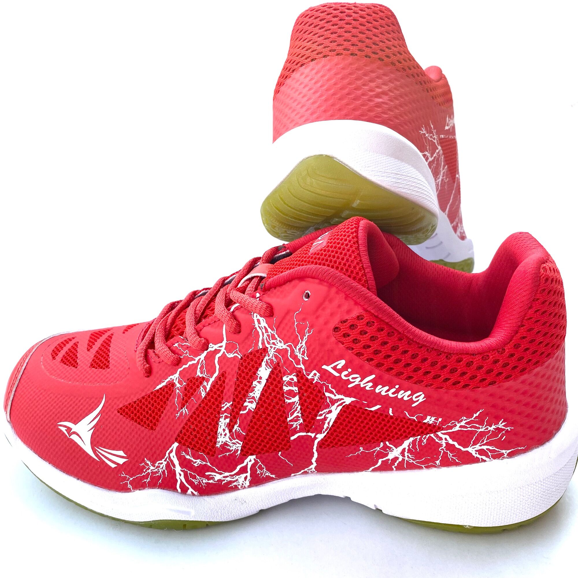 Giày Cầu Lông,Bóng Chuyền Chất lượng Cao Chính Hãng Mira Lighning màu đỏ