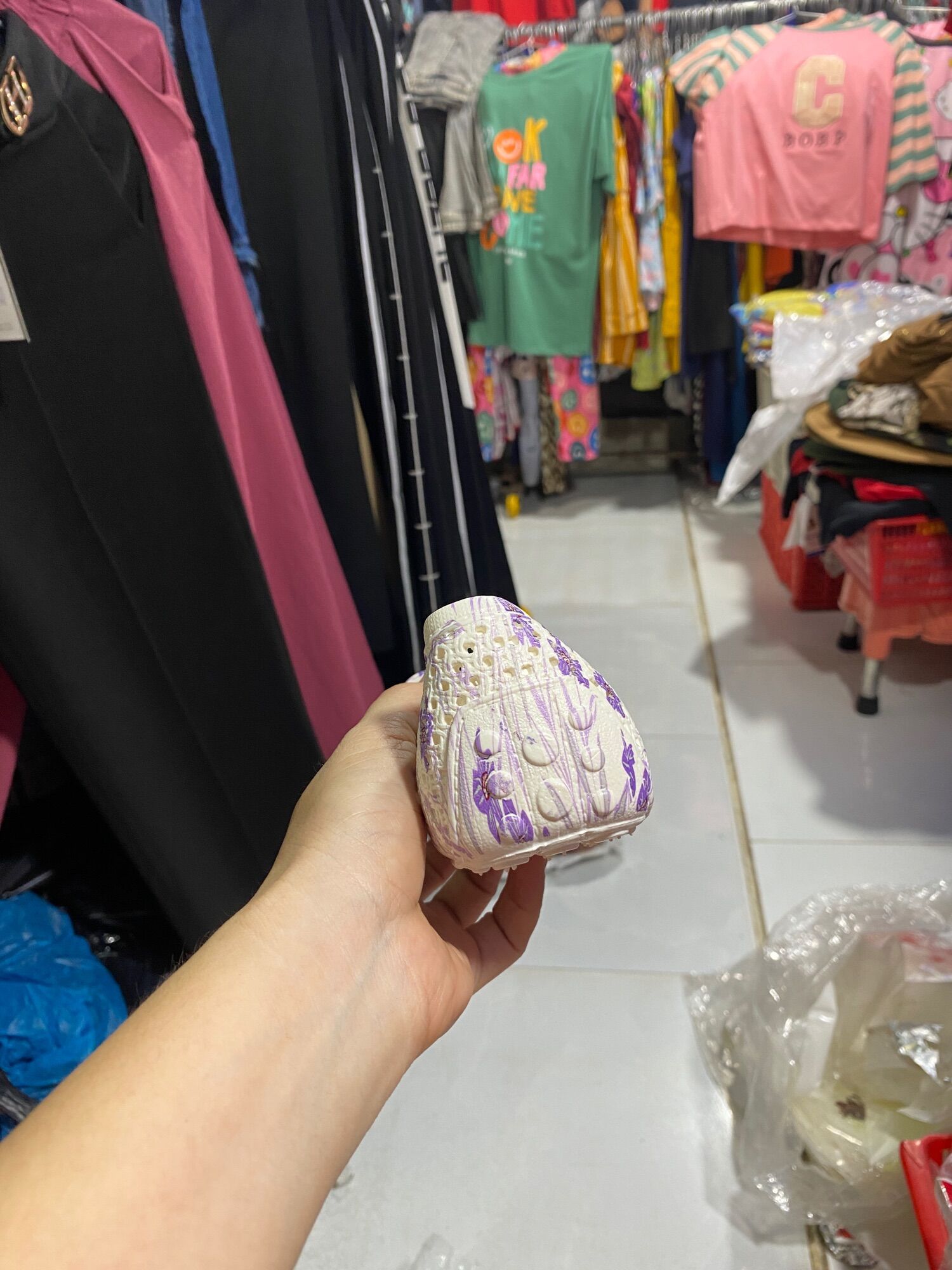 GIÀY BÚP BÊ NỮ IN HOA VĂN XINH SIZE 36-40