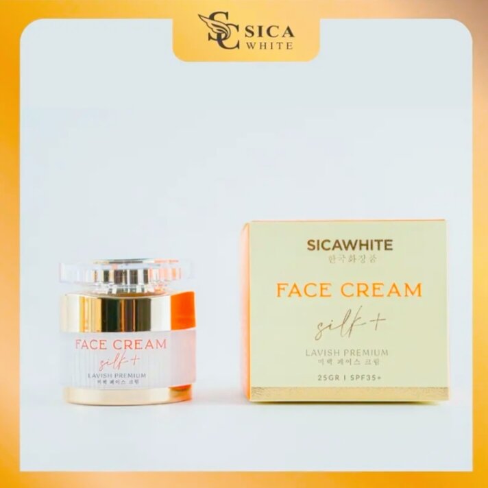 Combo 5 Kem Lụa Sica White 25gr Giá Sỉ [TẶNG 2 NẠ DƯỠNG DA]