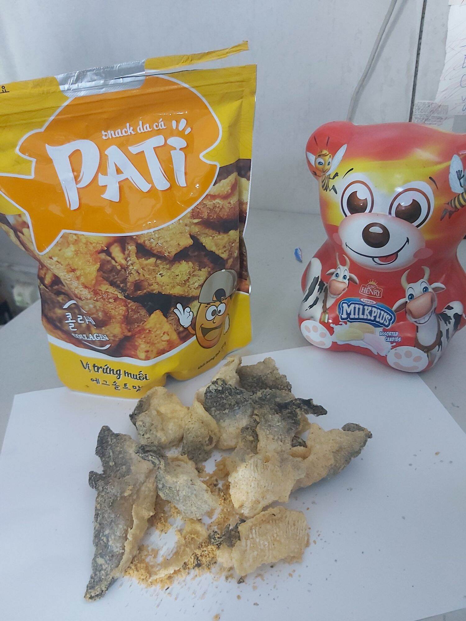 (HCM) SNACK DA CÁ SẤY GIÒN PATI GÓI 50G HSD 2022