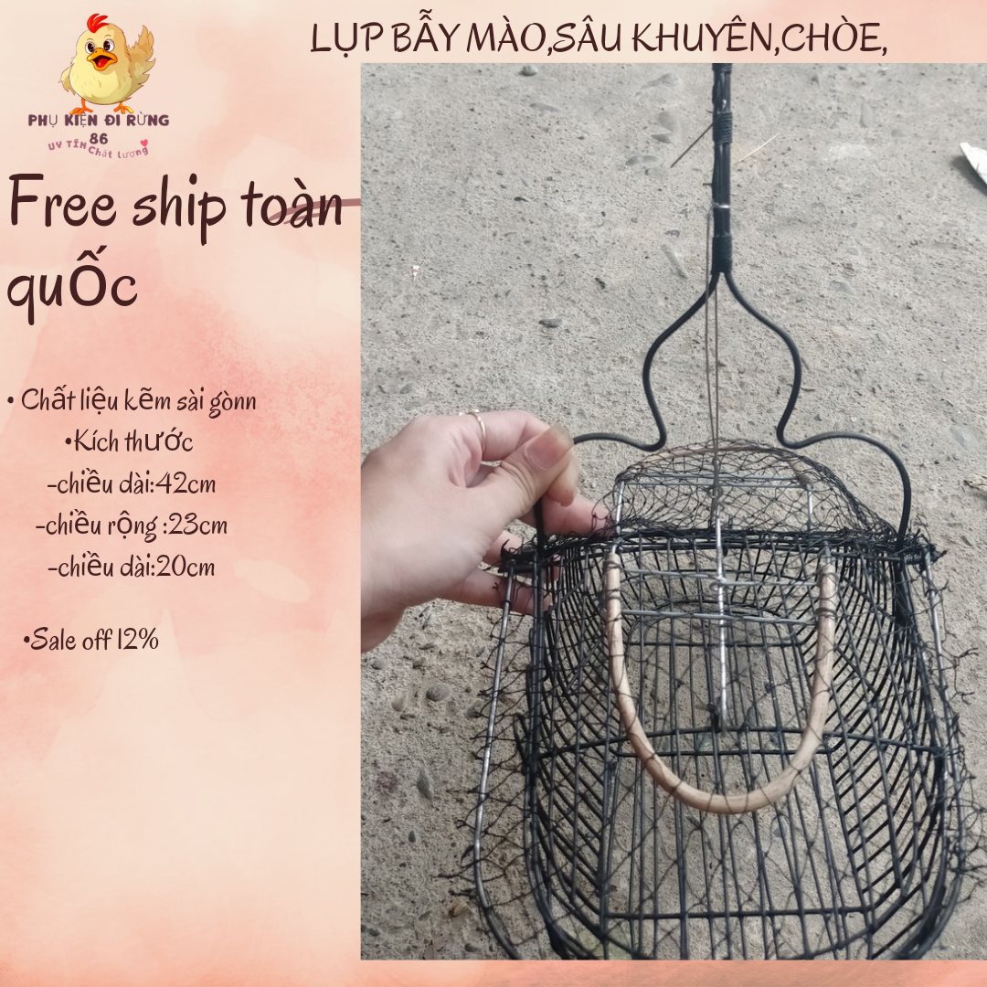 Lụp bẫy mào sâu, khuyên ,chòe