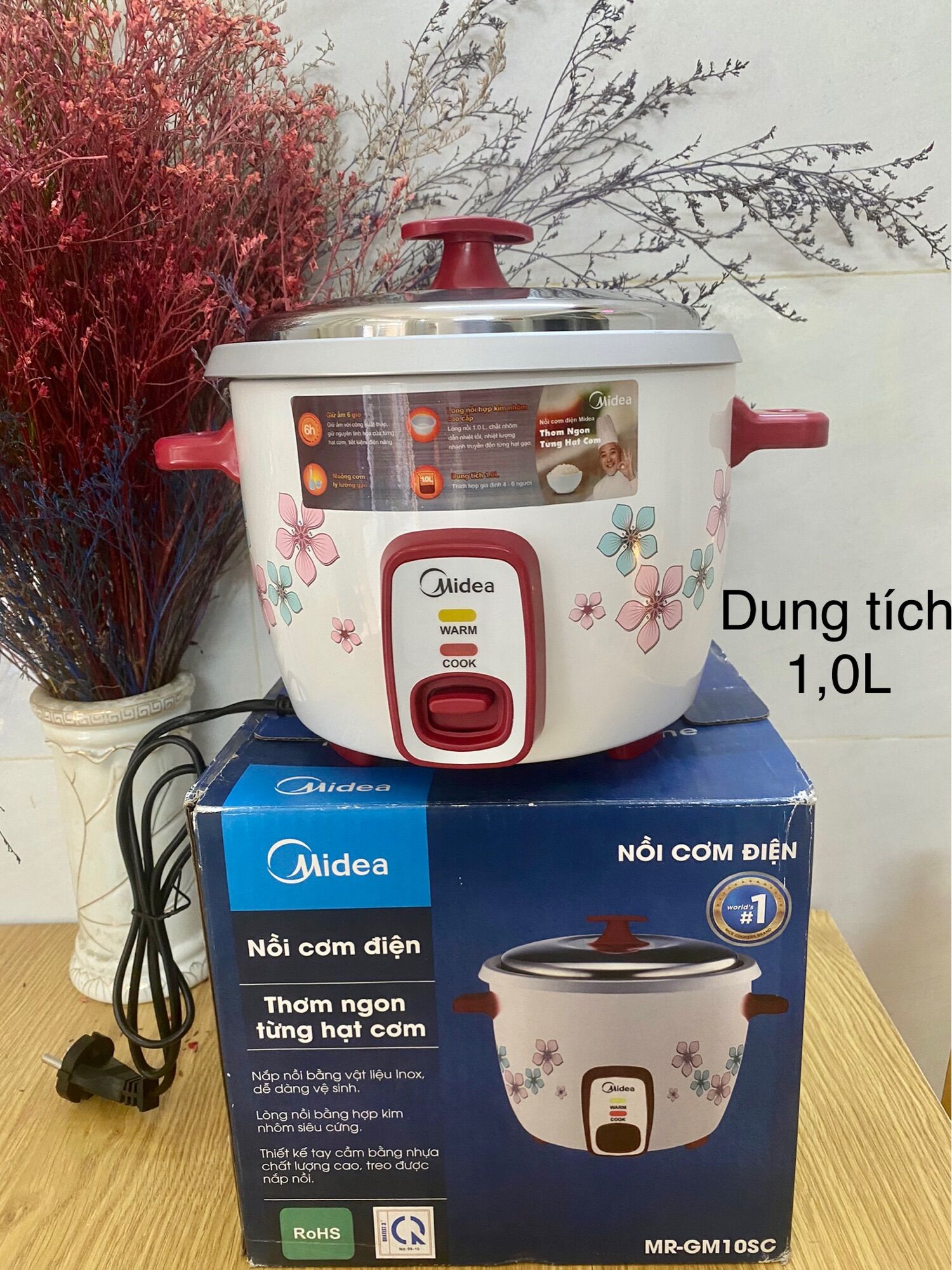 Nồi cơm điện media 1.0l