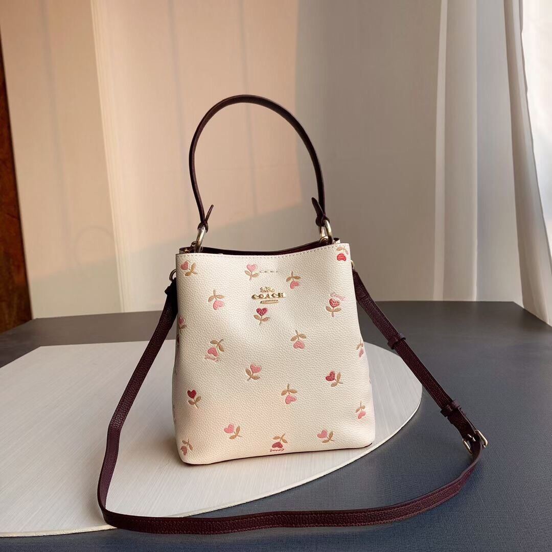 Túi co*ach town bucket bag họa tiết siêu xinh