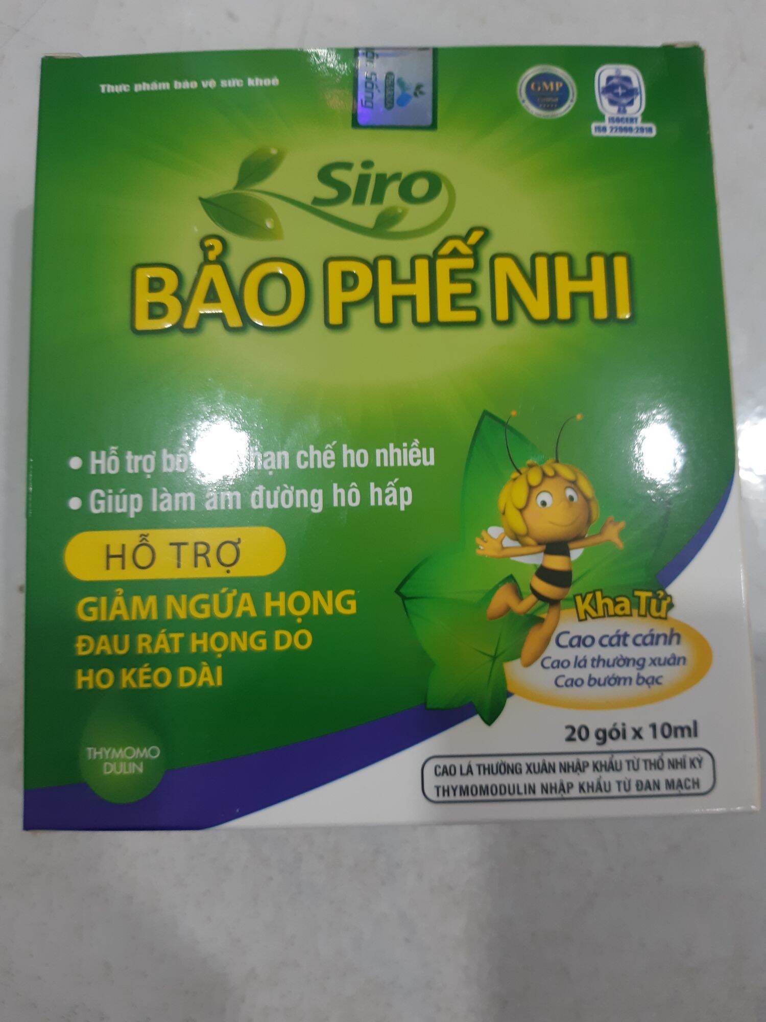 SIRO HO,BỔ PHỔI _ BẢO PHẾ NHI