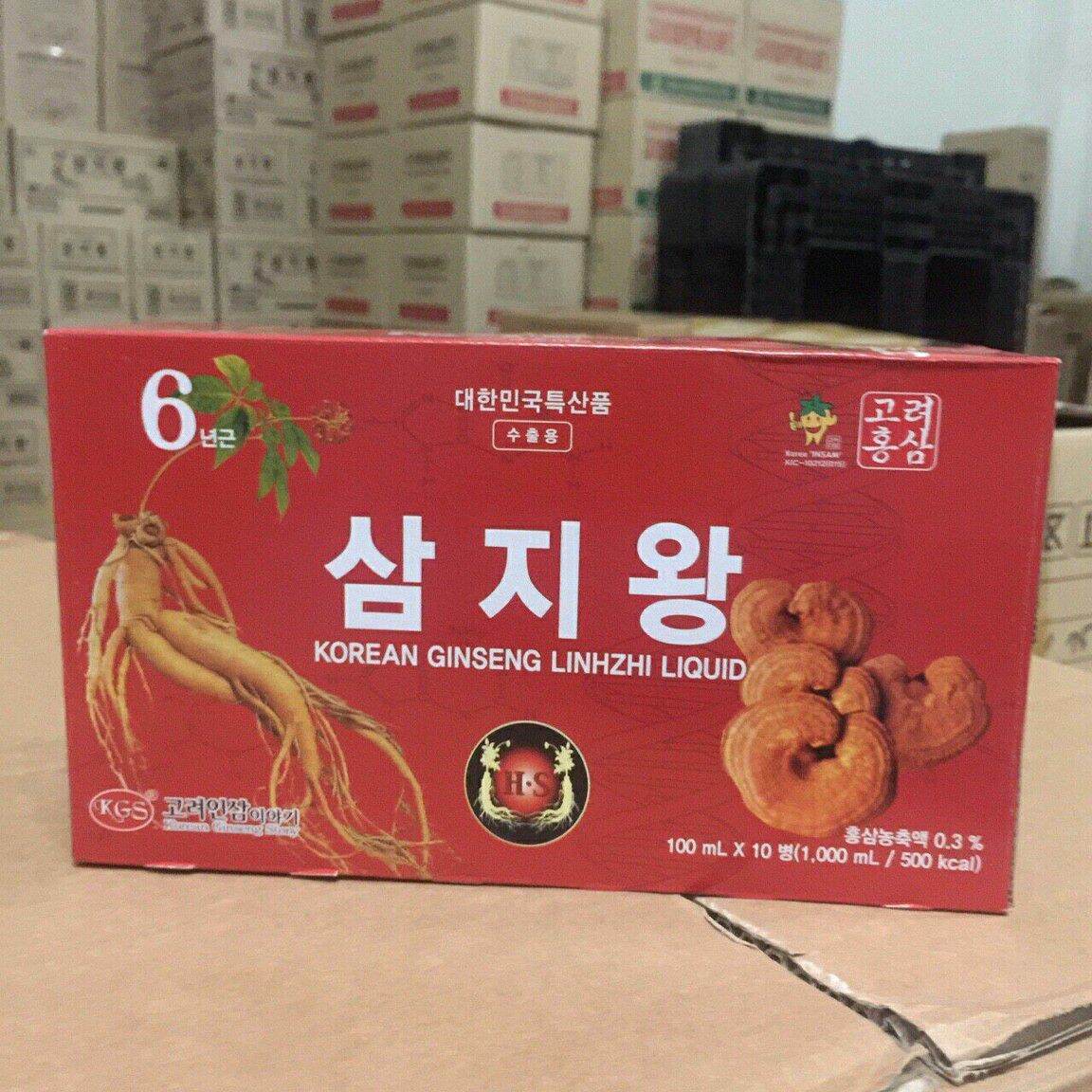 Nước hồng sâm linh chi kgs