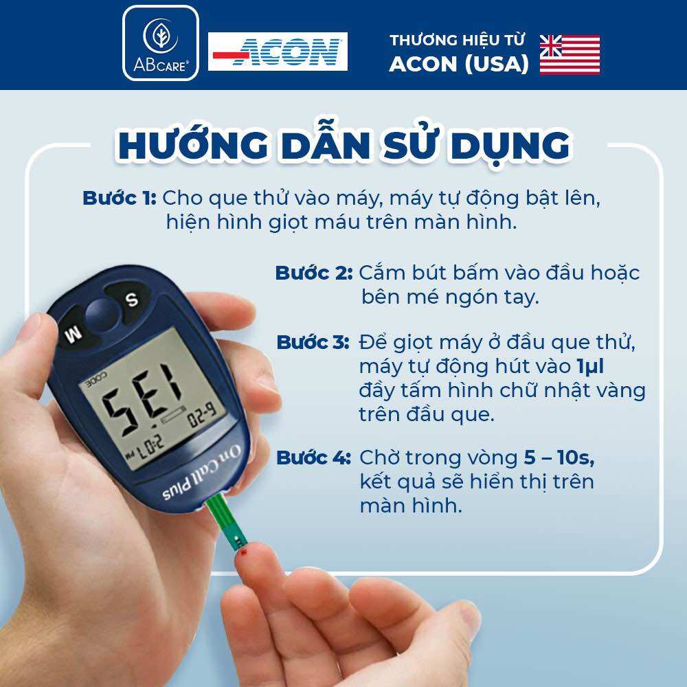Máy Đo Đường Huyết ACON OnCall Plus | On Call Plus